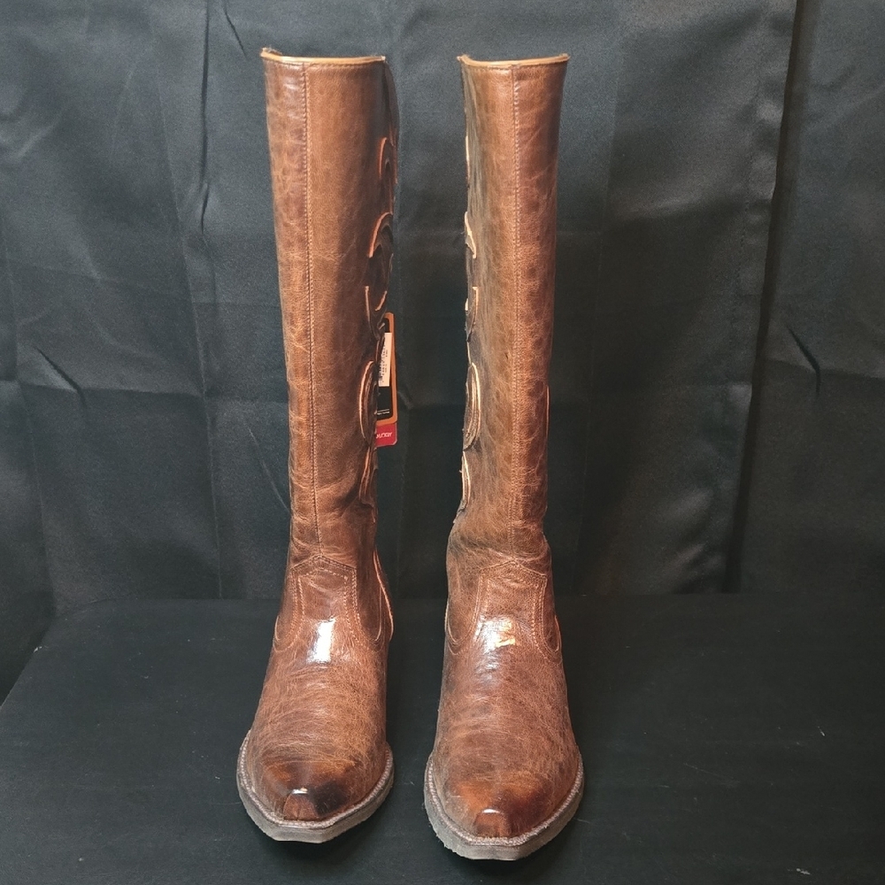 Ariat Brown Heeled Boots - Picture 2 of 16